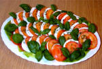 kalte Platten Mozzarellaplatte mit Tomate online bestellen Catering Lieferservice Berlin Umland fr Firmen Haushalte