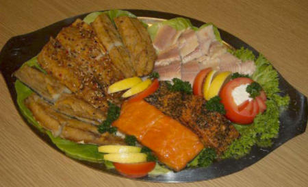 kalte Platten Rucherfisch Rucherlachs online bestellen Catering Lieferservice Berlin Umland fr Firmen Haushalte