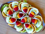 Putenbrustmedaillon mit Früchten Essen bestellen, Frühstück, kalte Platten, belegte Brötchen online bestellen liefern Berlin Sonntags + Feiertags