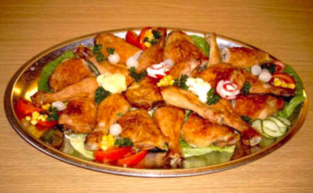 Bringdienst Gemischte Hhnchenschenkel Lieferservice Berlin Umland fr Firmen Bro Haushalte kalte Buffets online bestellen